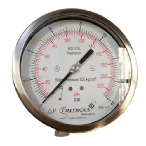 Series 2211DPG - SDT Differential Pressure Gauge Single Diaphragm Type